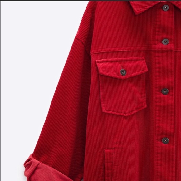 ZARA corduroy overshirt - Picture 4 of 11
